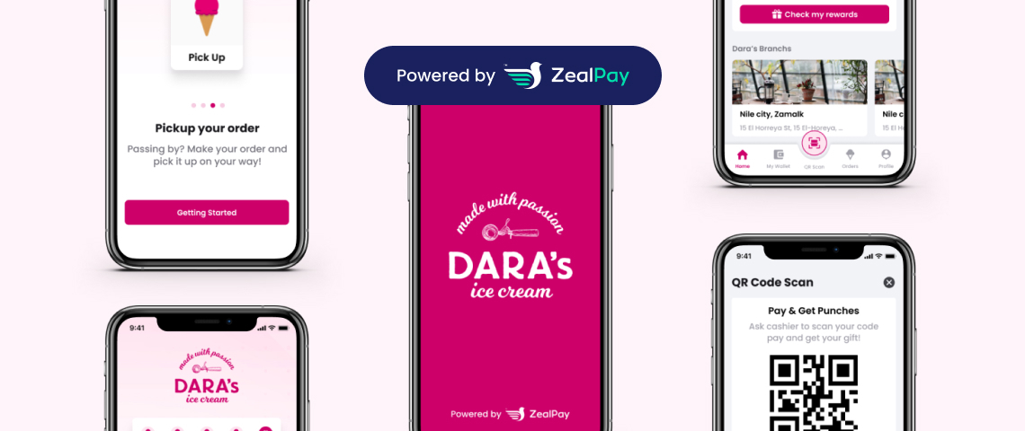 ZealPay Launches Dara's Ice Cream App